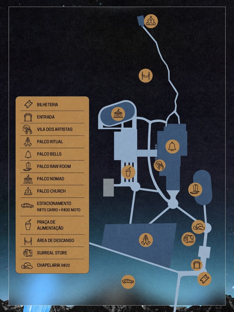 Mapa Surreal Park 
