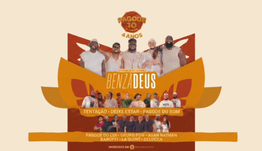 Pagode 10 Floripa - 4 anos