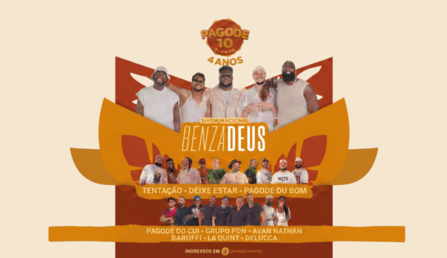 Pagode 10 Floripa - 4 anos