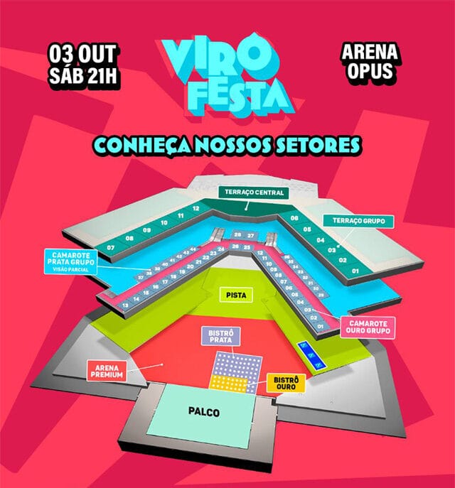 VIRO FESTA - MAPA DO EVENTO